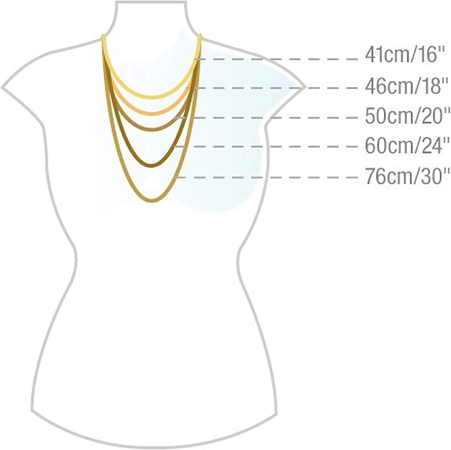 Carissima Gold Women's Necklace 9K (375) 1.2 mm – Bild 6