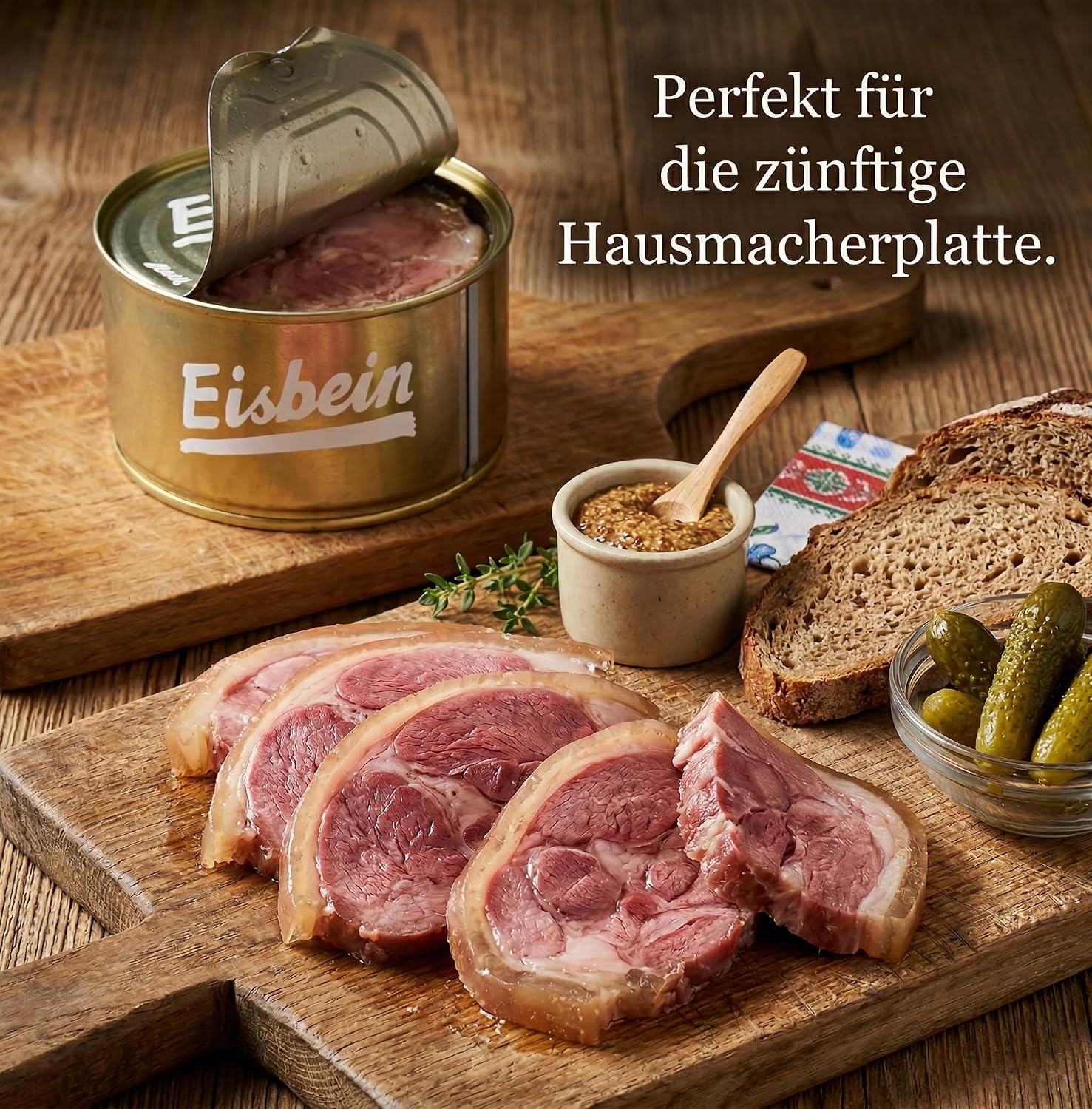Black Forest butcher: canned sausage Eisbein 400g – Bild 3