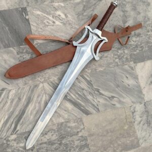 38″ He-Man Power Replica – 30″ Steel Blade, Leather Wrapped Handle