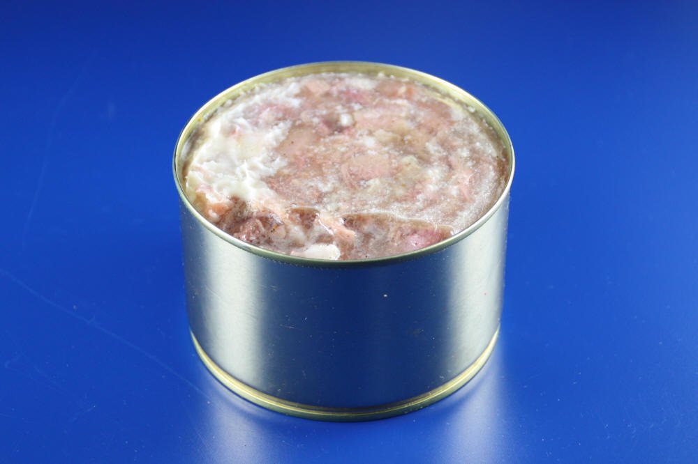 Black stomach sausage approx. 200 g tin (1 kg = 1 kg = 16.45 €) with bottle - made in Germany regional without mass retention lactose free gluten free – Bild 2