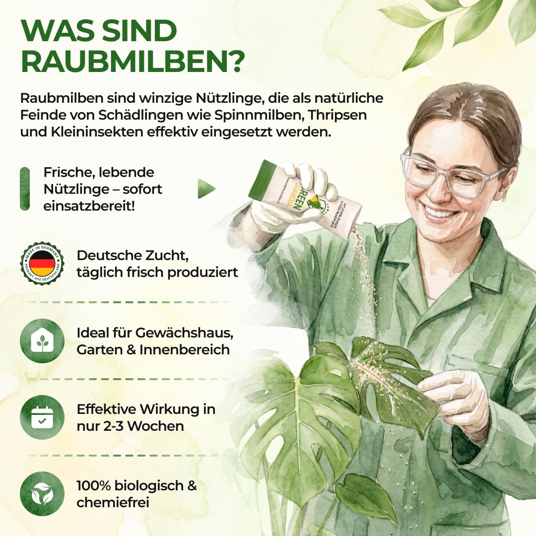 Green Guardia Predatory Mites Mix Against Thrips & Spider Mites – Bild 5