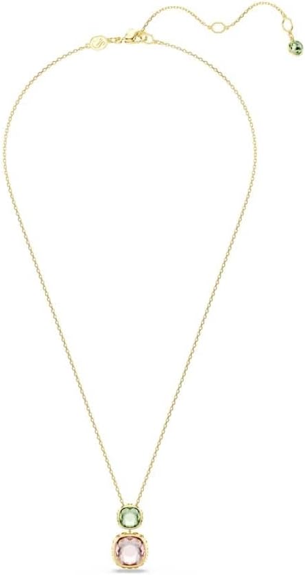 Swarovski Chroma Kollektion, Kissenform-Schliff, Mehrfarbig, Goldfarben plattiert – Bild 2