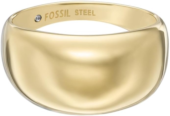Fossil Women's Stainless Steel Band Rings