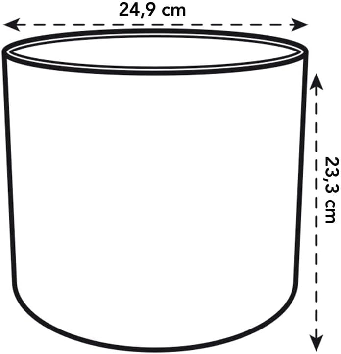 elho B.for Soft Round Flower Pot 25 cm White – Bild 4