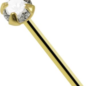 14 carat (585) gold, 14 carat (585) yellow gold, cubic zirconia, Cubic Zirconia, Cubic Zirconia