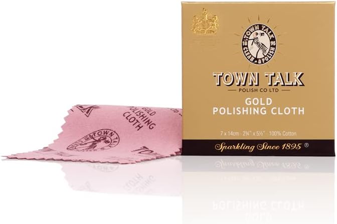 Town Talk Mini Gold Polishing Cloth 70 x 140 mm