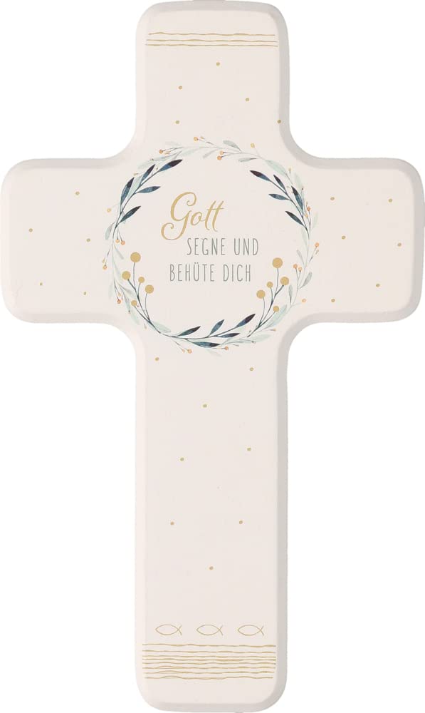 Gott segne und behüte dich: Kinderholzkreuz