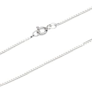NKlaus 12480 Women's Bracelet 925 Sterling Silver 19 cm Venetian Chain Diamond-Coated Fine, Sterling Silver