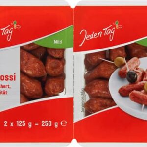 Jeden Tag Mini Cabanossi Mild, 250 g