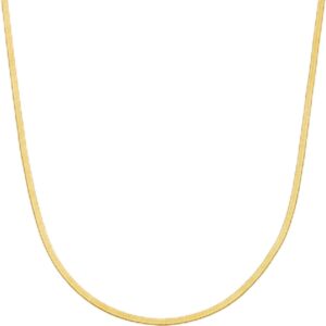 ICRUSH Jewellery Sleek Necklace Women's Snake Chain Waterproof Necklace