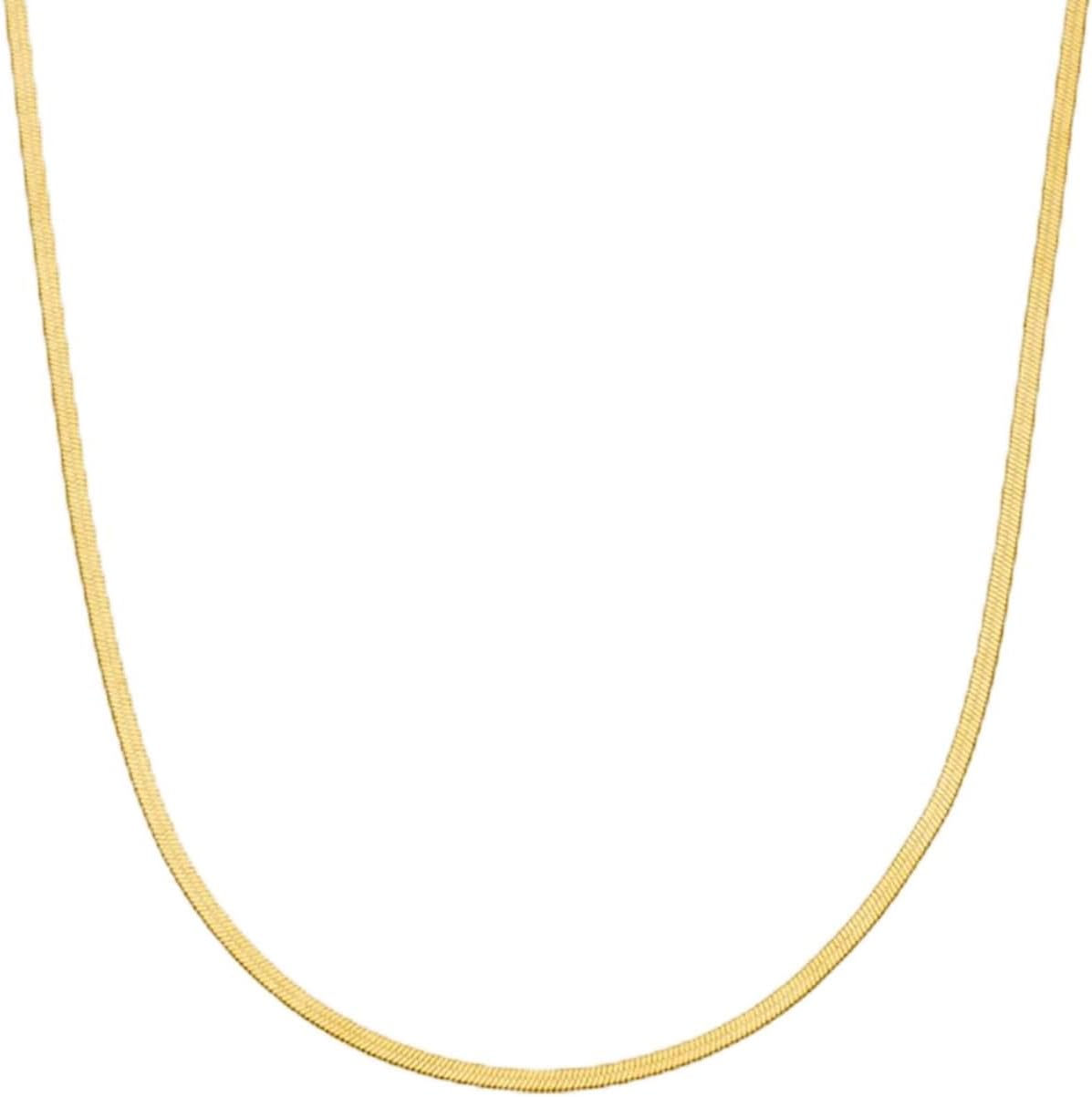 ICRUSH Jewellery Sleek Necklace Women's Snake Chain Waterproof Necklace