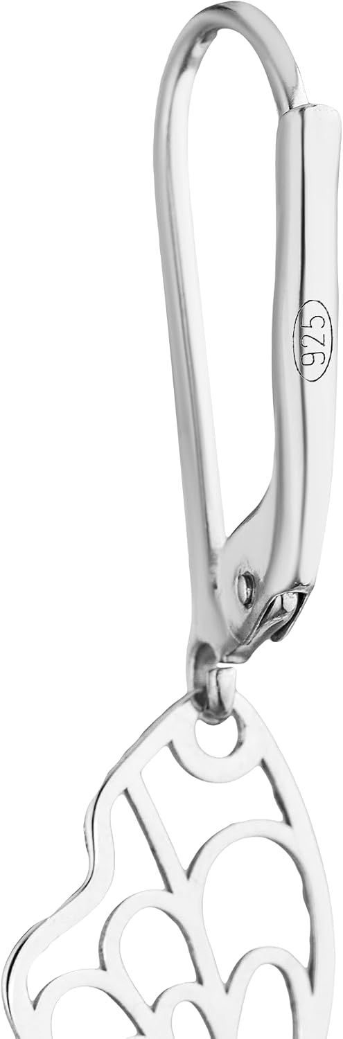 Women's Earrings 925 Silver Rhodium-Plated with Gift Box – Bild 4