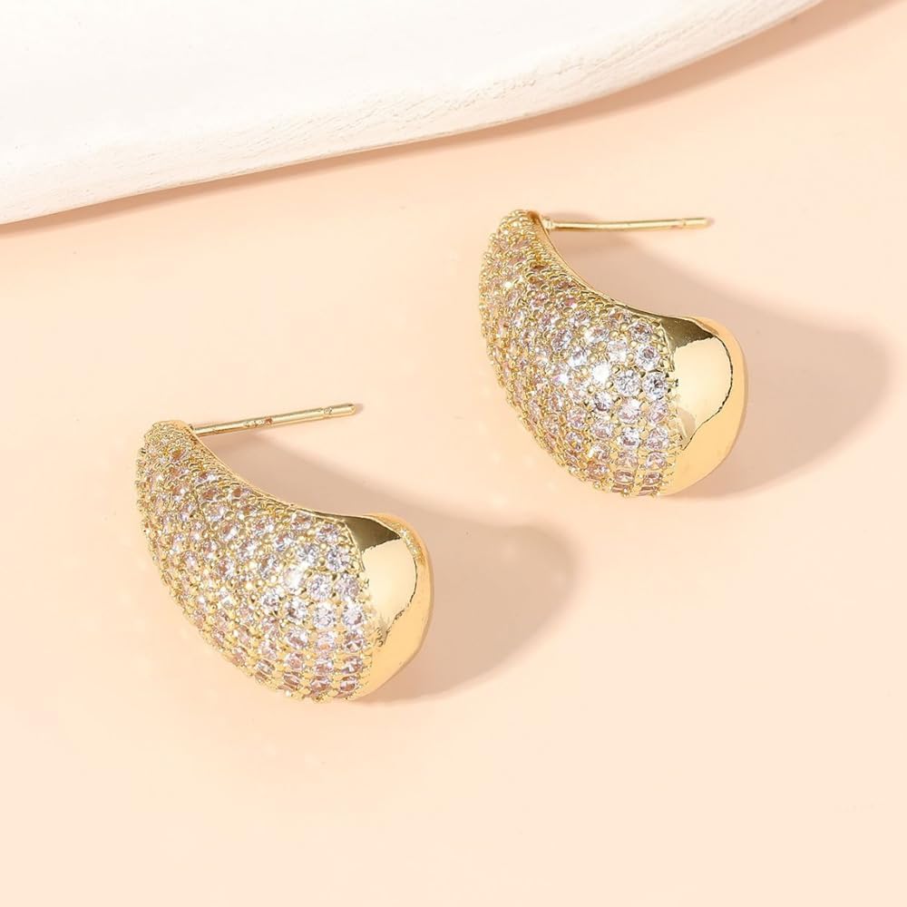 Women's Earrings Water Drop Earrings Elegant Simple Earrings Temperament Fashion Mini Women's Earrings Valentine's Day Birthday Christmas Gift – Bild 5