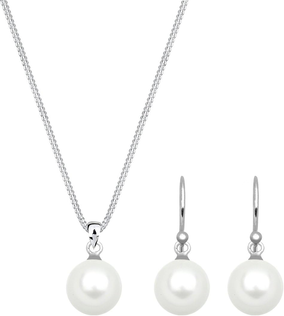 Elli Jewellery Set Shell Pearl 925 Sterling Silver Gift Idea – Bild 2
