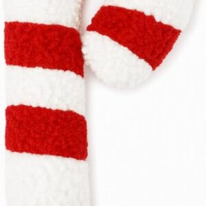 Candy Canes Cushion, Christmas Cushion, Cute Christmas Candy Throw Cushion, Winter Decoration, Aesthetic for Sofa, Bed, Couch, Bedroom (35 cm)