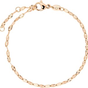 Luamaya Waterproof Bracelet with Engraved Sun Rays for Women