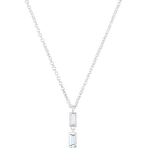 s.Oliver Kette mit Anhänger aus 925 Sterling Silber für Damen, Halsschmuck, mit Zirkonia synth., Kommt in Schmuck Geschenk Box