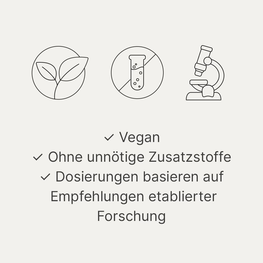 mother+ Pregnancy 1 Premium Complex - High-Quality Micronutrient Supply for Desiring Children and Early Pregnancy Week 1-12 / With Folate, Iron, Iodine & Important Vitamins / Vegan – Bild 6