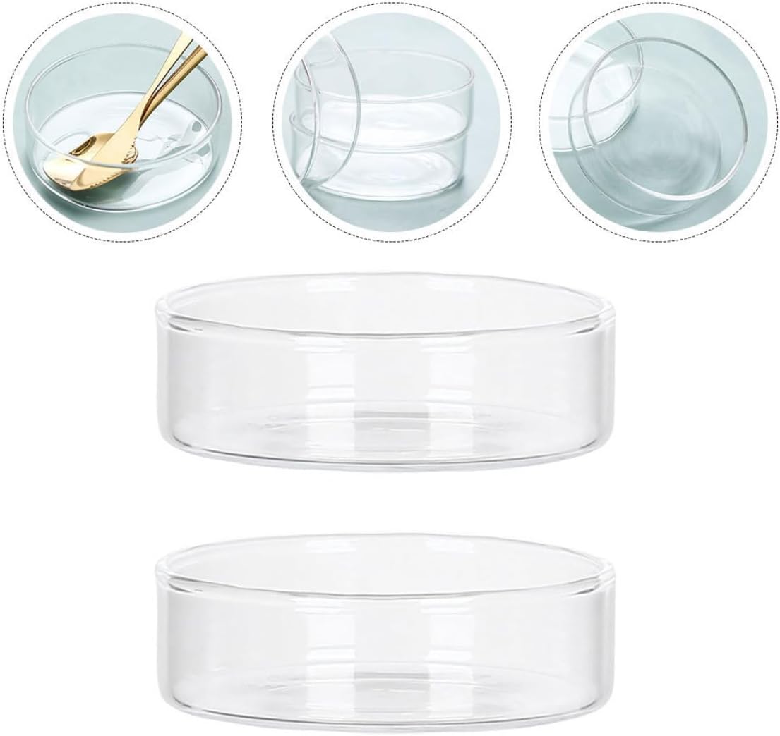 SHINEOFI Kleiner Glas Dessertteller 2 Stück aus Glas für Halloween Party – Bild 9