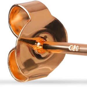 Ohrstecker Kugel 925 Silber, Gold, Roségold & Schwarz, 3-6 mm