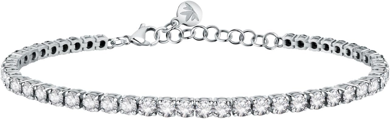 Morellato Tesori Damenarmband aus 925er Silber, Zirkonia - SAIW123