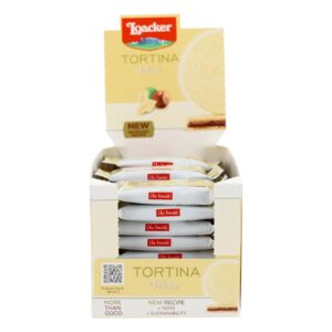Loacker Tortina White - 24 Waffle Tarts of 21 g - Individually Packed