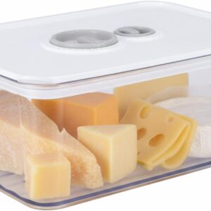 Cheese Box Fridge 1650 ml with Lid and Timer Stackable Cheese Box