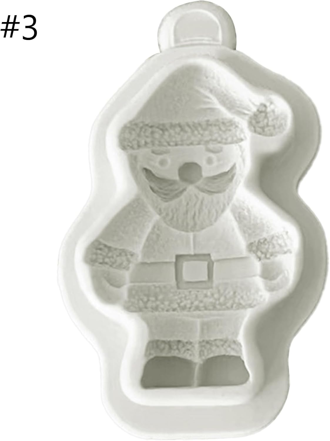 3D Christmas Santa Claus Elk Bear Boy Silicone Mould Cake Pastry Baking Mould for Making Chocolate Fondant Non-Stick Fondant Moulds for Cake Decoration Christmas 3D Silicone for – Bild 7