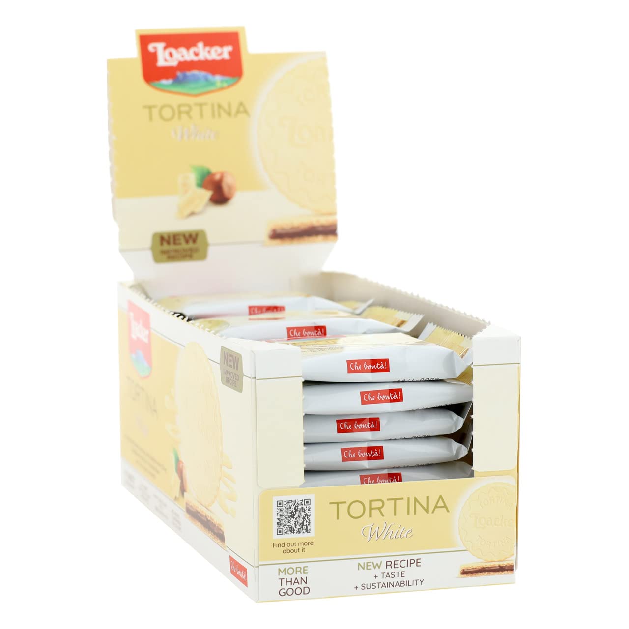 Loacker Tortina White - 24 Waffle Tarts of 21 g - Individually Packed – Bild 2