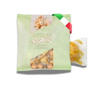 Pietro Rossi Soft Amaretti 750 g [Individually Packed] - with 37.5% Apricot Kernels - Italian Coffee Pastry - Perfect for Coffee, Hot Drinks & as Decoration - Traditional Recipe