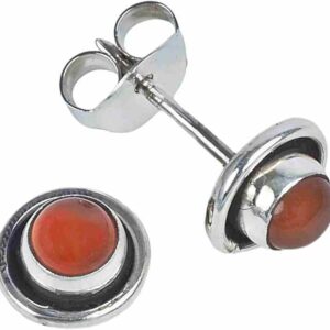 925 Sterling Silber Edelstein Ohrstecker