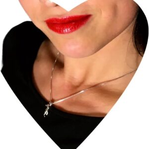 925 Silver Necklace Women's Girls Cat Pendant Chain Cat Jewellery Cat Lovers Gift Christmas Birthday
