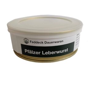 Canned Sausage Palatine Liver Sausage, 200 g, MHD 10 Years