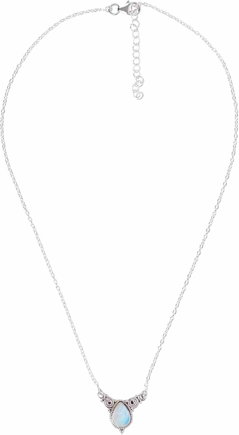 mantraroma Kette 925 Silber SENI mit Edelstein – Bild 4