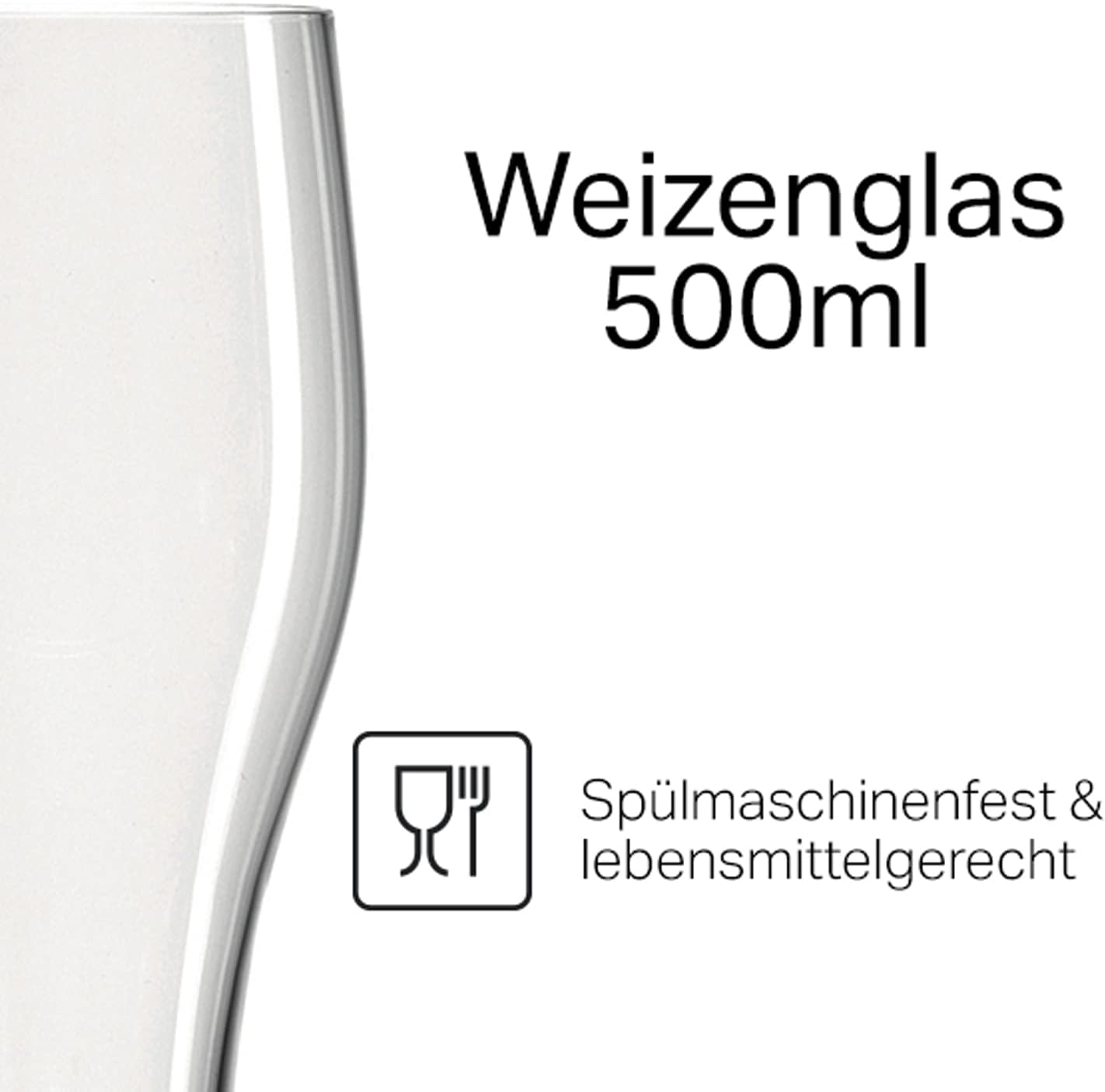 Wheat Glass Papa ist der Beste Beer Glass 0.5 L with Laser Engraving Gift for Father's Day, Birthday, Christmas, Motif Zweig Papa ist der Beste – Bild 7
