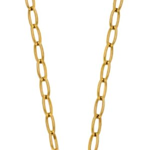 Purelei Glow Charm Necklace Women's - Stainless Steel Necklace with Lobster Clasp for Charms - Adjustable Link Chain 40-45 cm - Minimalist Charm Chain for Individual Jewellery