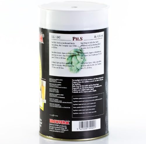 Brew Ferm 1.5 kg Pilsner Bierkit 40 Pint Homebrew Beer Kit – Bild 2