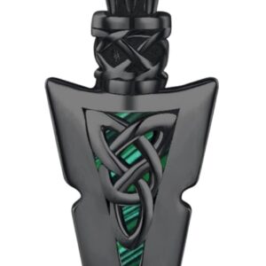 REDSUN Viking Arrow Thor's Hammer Chain 925 Sterling Silver ViKing Cross Hammer Cross Pendant Celtic Pendant Amulet Jewellery for Men Son Boys Women Men Unisex