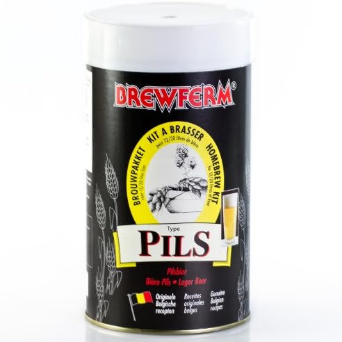 Brew Ferm 1.5 kg Pilsner Bierkit 40 Pint Homebrew Beer Kit