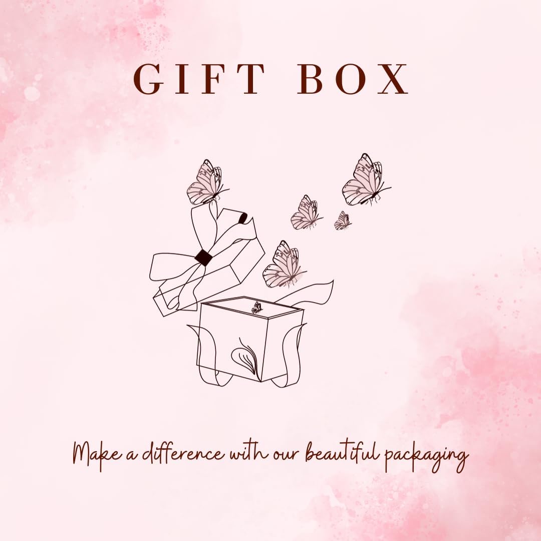 Women's & Children's Pink Butterfly Stud Earrings - Yellow Gold 9 Carat (375) - Gift Box – Bild 7