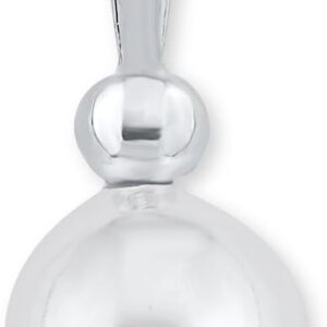 Amor 338301 Women's Pendant Pearl Wax Pearl 925 Sterling Silver Shiny 14 mm, Sterling Silver