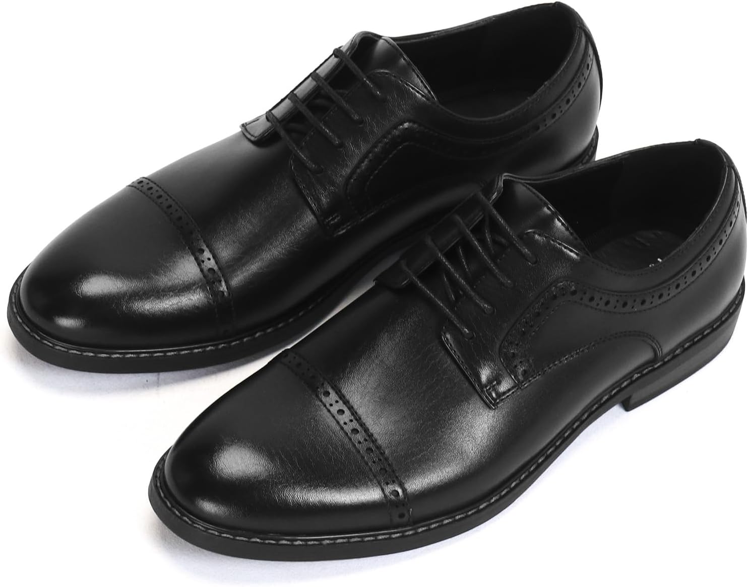 KUDORO Men's Suit Shoes, Classic Business Lace-Up Shoes – Bild 7