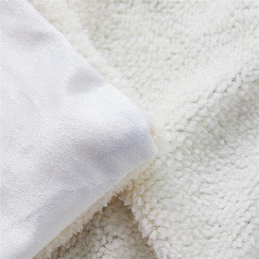 Loussiesd Cute Llama Cuddly Blanket Cartoon Llama Alpaca Blanket 150 x 200 cm Constellation Starry Sky Flannel Fleece Blanket for Sofa Beautiful Animal Theme Couch Blanket – Bild 6