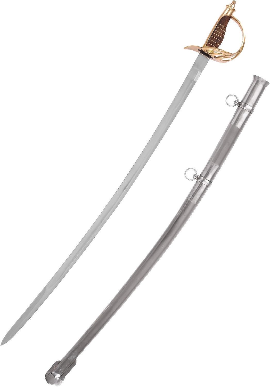 Battle-Merchant US Cavalry Saber Brown Wooden Handle
