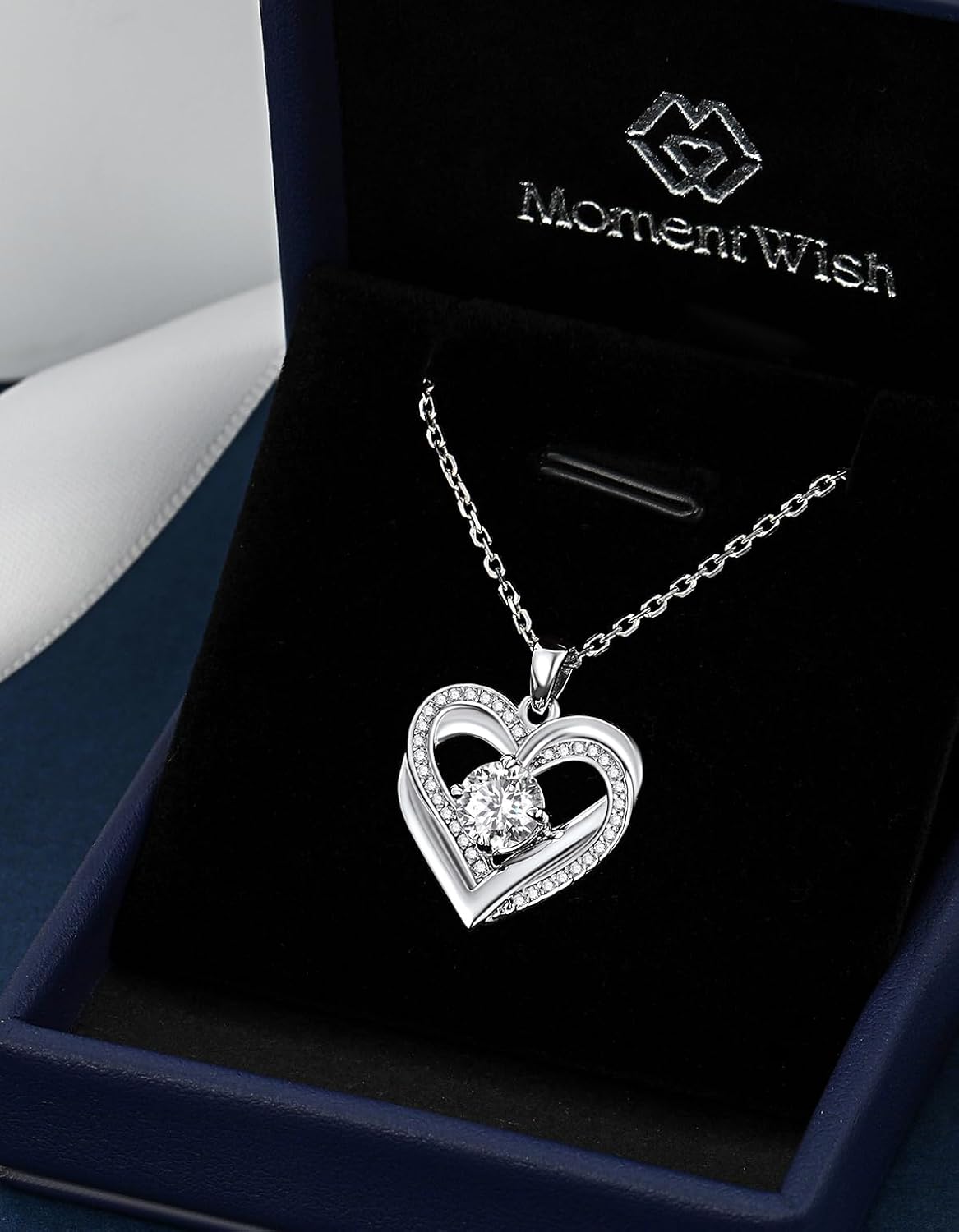 MomentWish Halskette Damen Silber Silberkette 925 Schmuck Geschenk – Bild 8