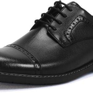 KUDORO Men's Suit Shoes, Classic Business Lace-Up Shoes