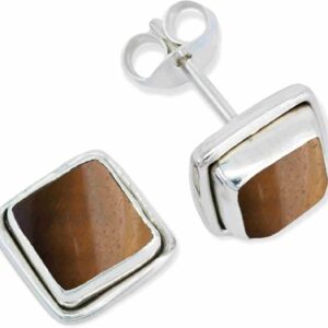 Edelstein Ohrstecker 925 Silber Damen