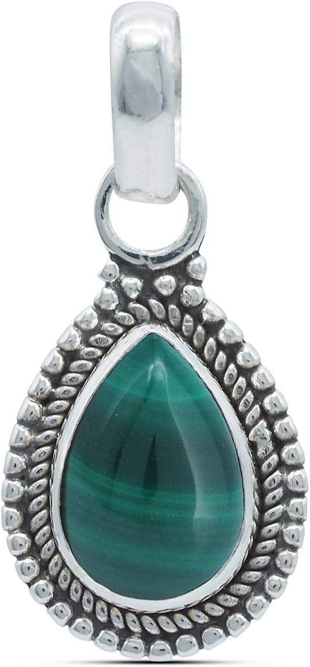 mantraroma Silberkette Damen 925 mit Edelstein – Bild 9