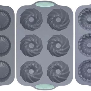 Eisform - Silikonform mit Kronen-Design, Set mit 3 Eisschalen, für Küche, Getränke, Cocktails, Donuts, Schokolade, Gebäck, DIY, Gebäck, Weihnachten