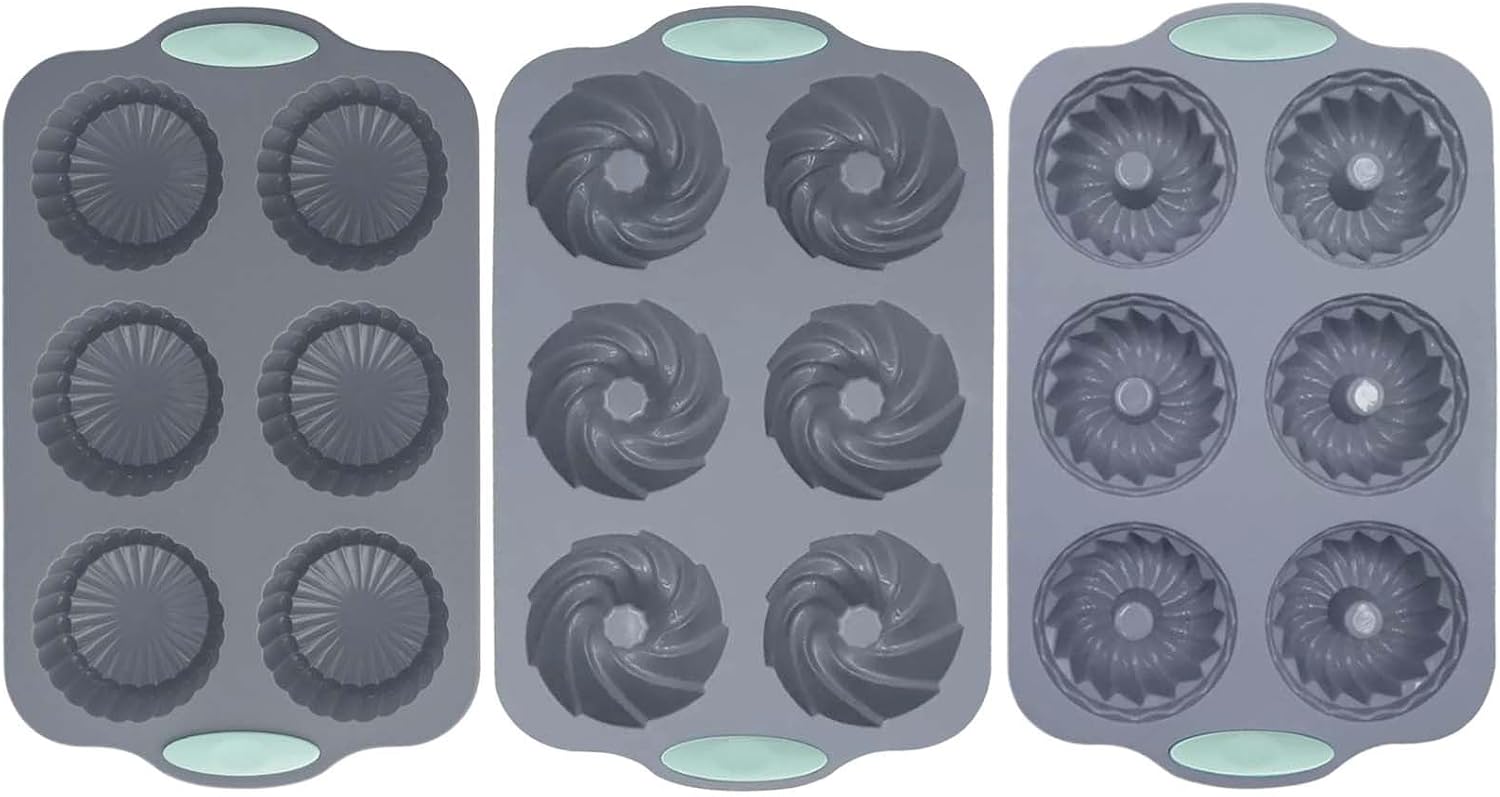 Eisform - Silikonform mit Kronen-Design, Set mit 3 Eisschalen, für Küche, Getränke, Cocktails, Donuts, Schokolade, Gebäck, DIY, Gebäck, Weihnachten